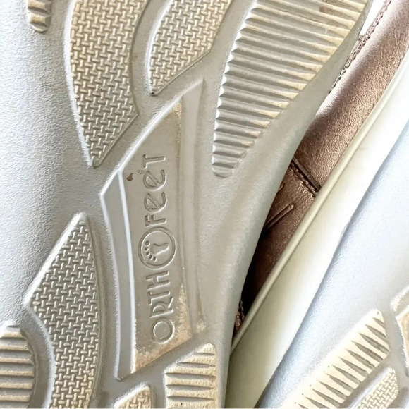 Orthofeet Pewter Faux‎ Leather Fisherman Sandals Women’s Size 12 Wide Orthopedic - Picture 7 of 10